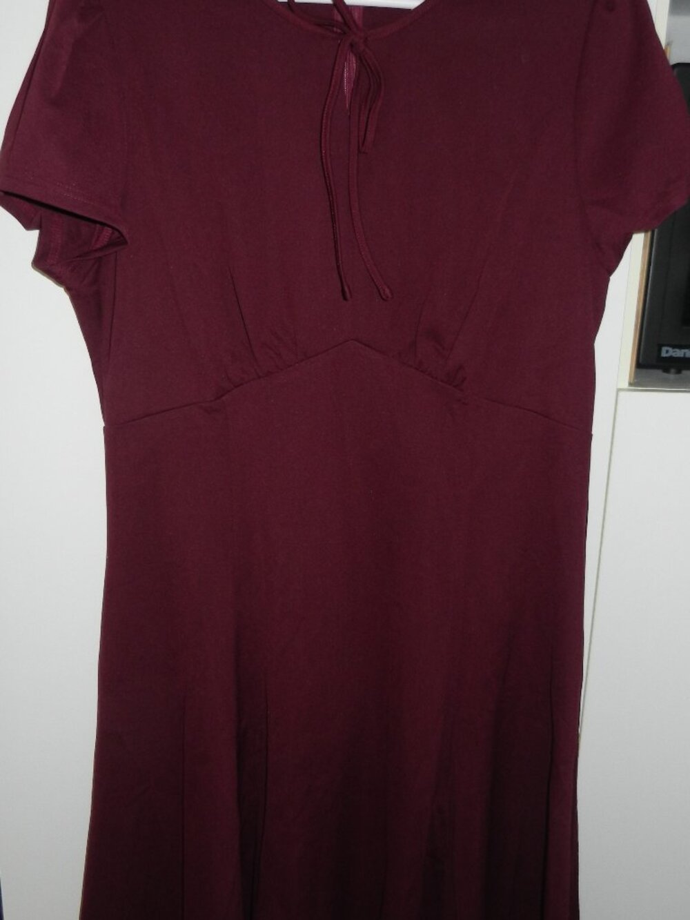 Robe bourgogne style vintage (NEUVE)